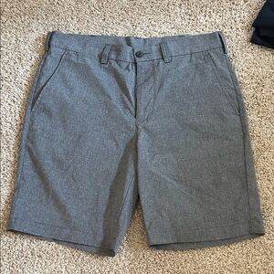 PGA Tour Men's Gray Flat Front Shorts
